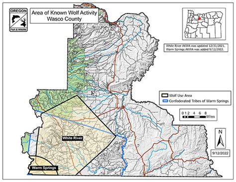 Specific Wolves and Wolf Packs in Oregon – Wasco County