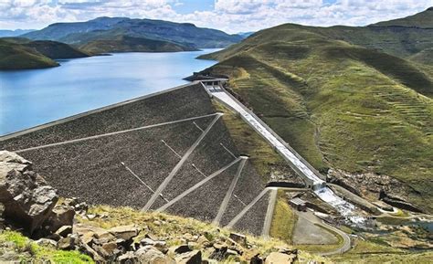 Mohale Dam Lesotho highest concrete-face rock-fill dam in Africa - Photorator