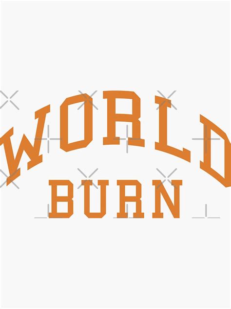 "World Burn - Renee Rapp" Sticker for Sale by DesignByKaybi | Redbubble