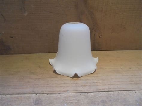 Small White Glass Lamp Shade - Authentic Reclamation