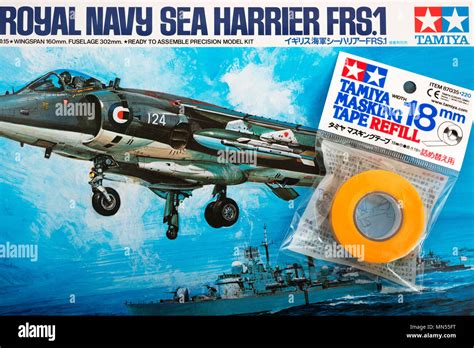 Tamiya Royal Navy Sea Harrier model kit Stock Photo - Alamy