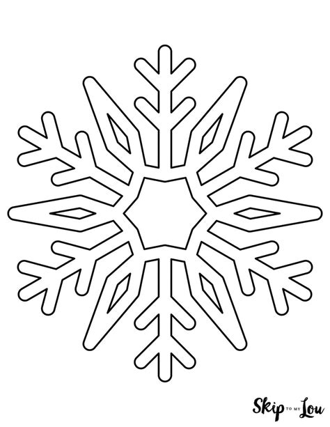 Snowflakes Patterns Coloring Pages