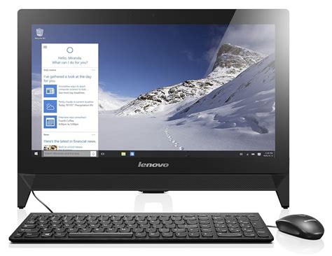 Lenovo C20 19.5-Inch All-in-One Desktop PC (Black) - (Intel Celeron ...