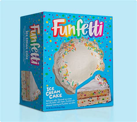 Funfetti® Ice Cream Cake | I Love Ice Cream Cakes