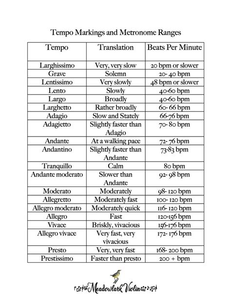 Easy Guide to Italian Words in Classical Violin Music — Meadowlark Violin Studio