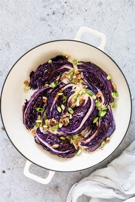 Roasted red cabbage is a simple side dish that is easy to make and full of flavour. Seasoned ...