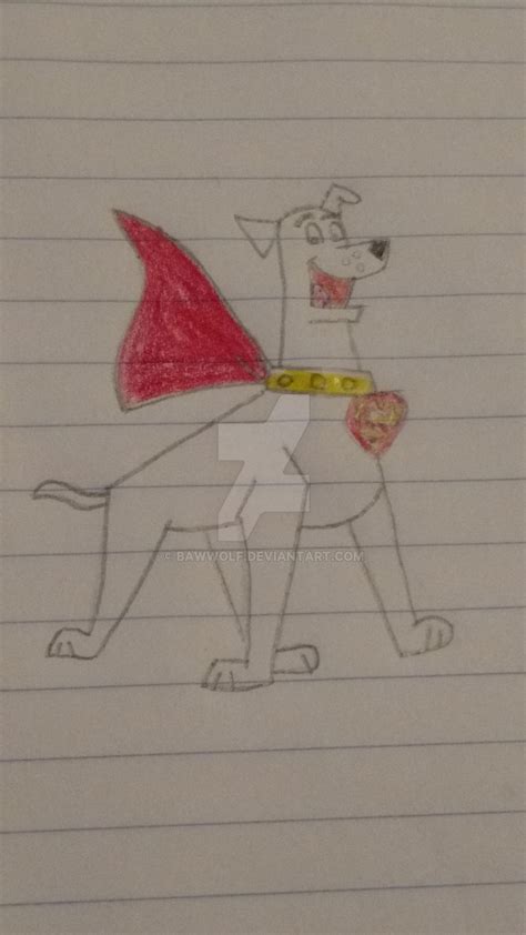 Krypto the superdog by BAWwolf on DeviantArt