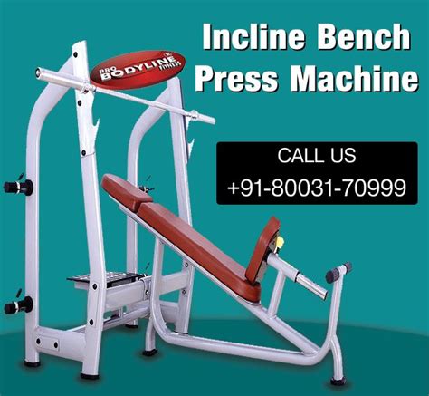Buy Robust Incline Bench Press Machine From Pro Body Line | Bench press machine, Incline bench ...
