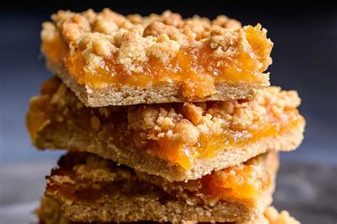 Apricot Crumble Bars - Wicked Kitchen | Vegan Apricot Crumble Squares