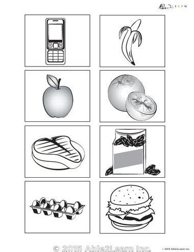 Matching Black and White Pictures Level 3: Free Teaching Resources
