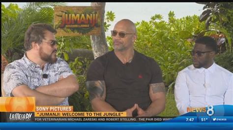 The Rock, Kevin Hart, Jack Black dish on 'Jumanji' | cbs8.com