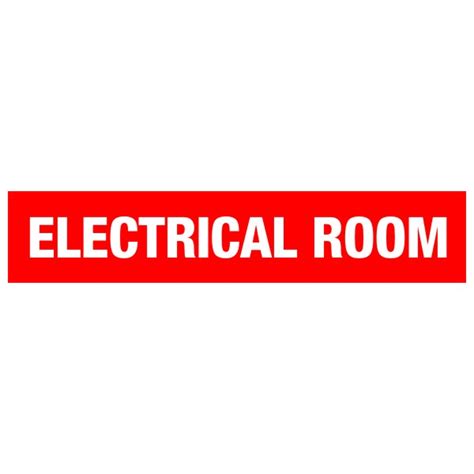 Electrical Room Door Sign 20″ x 4″ « BC Site Service