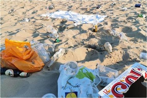 Shocking pictures show piles of rubbish left on Sunderland beaches following hottest day of the ...