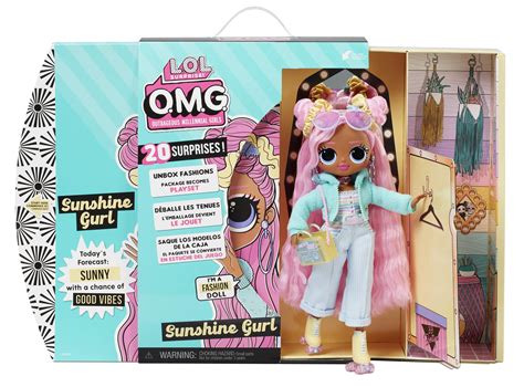 LOL Surprise OMG Sunshine Gurl Fashion Doll - Dress Up Doll Set with 20 ...