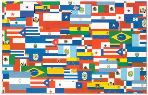 Flags Of Latin America With Names