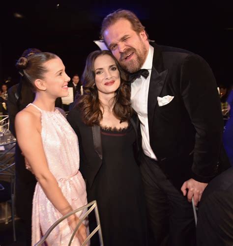 Joyce and Hopper Reunited at the SAGs, and My Feeble Heart Can't Handle the Cuteness | David ...