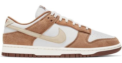 Nike Dunk Low Retro Premium Sneakers in Natural for Men | Lyst