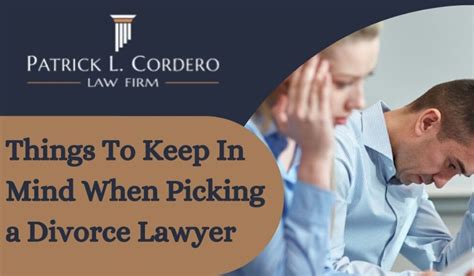 Things To Keep In Mind When Picking A Divorce Lawyer