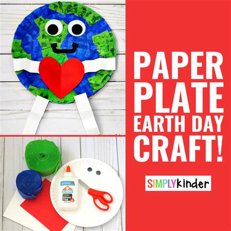 How To Make A Paper Plate Earth Day Craft - Simply Kinder