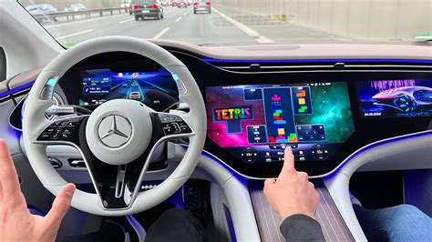 2023 NEW AUTONOMOUS Mercedes DRIVE?! Level 3 Autonomous EQS POV Drive ...