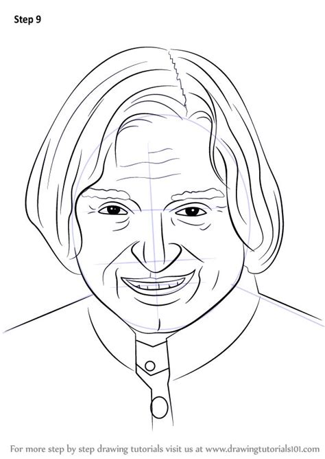 Learn How to Draw APJ Abdul Kalam (Politicians) Step by Step : Drawing ...