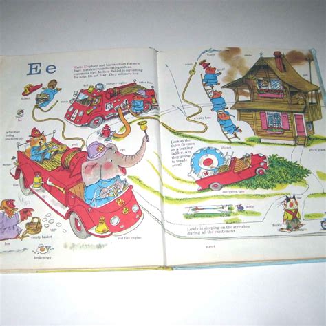 Richard Scarry's ABC Word Book Vintage 1970s