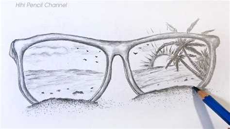 Glasses Drawing Pencil