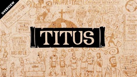 Overview: Titus | Book of titus, Bible, Scripture