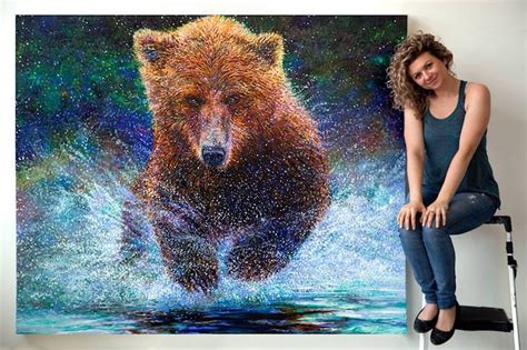 Finger Painting Artist Uses Childhood Technique in Vibrant Works of Art