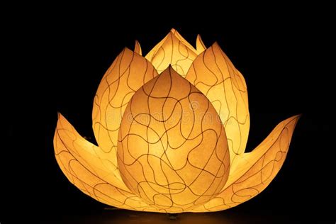 Buddhist lotus lantern stock image. Image of lake, culture - 21225151