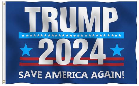 Amazon.com : Trump 2024 Flag 3x5 FT Outdoor Flag. Donald Trump Flag for 2024 President, Elect ...