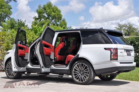 Range Rover Autobiography White Red Interior - Home Alqu