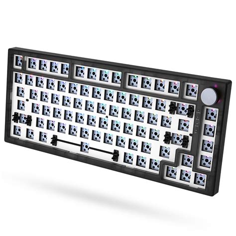 Buy Feker IK75 Pro 3 Mode 75% Gasket Mechanical Keyboard kit - Wireless ...