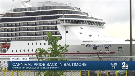 Carnival Cruises Return to Baltimore