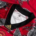 Manchester United Football Shirt Chinese New Year - Real Red/Grey LIMITED EDITION | www ...