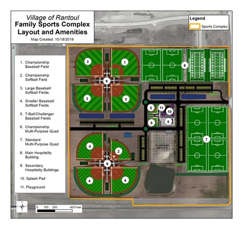 Complex Map - Rantoul Family Sports Complex