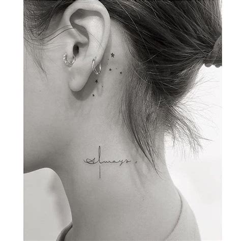 30+ Charming Behind the Ear tattoos for Ladies in 2020 | Tiny Tattoo Inc.