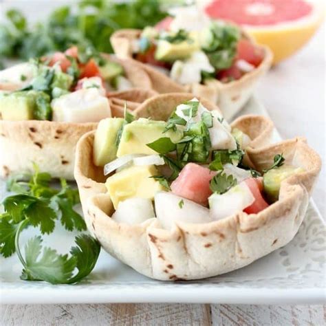 Ceviche Taco Bowls Recipe - WhitneyBond.com