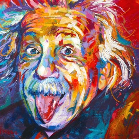 Albert Einstein | Einstein, Portrait painting, Canvas prints