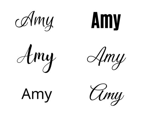 Amy Svg , Amy Baby Name Svg, Amy Wedding Name Svg - Etsy