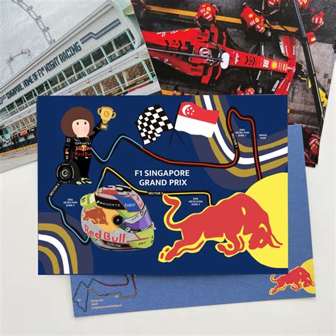 Singapore F1 Grand Prix 2023 Postcard | Shopee Singapore