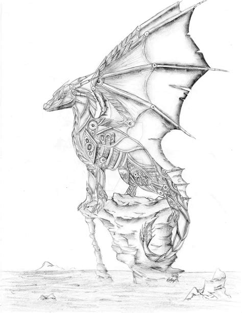 Mechanical Dragon by soliivagant on DeviantArt