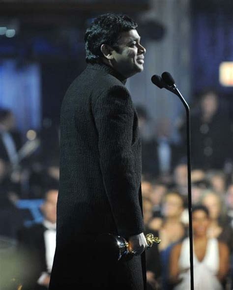 A R Rahman with his Oscars