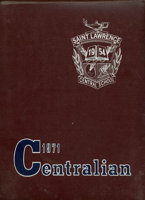 1971 yearbook from St. Lawrence Central High School from Brasher falls ...