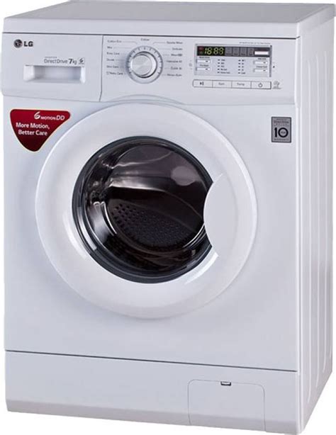 LG 7 kg Fully Automatic Front Load Washing Machine, FH296HDL23, White ...