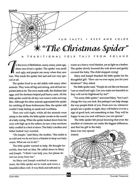 Legend Of The Christmas Spider Poem