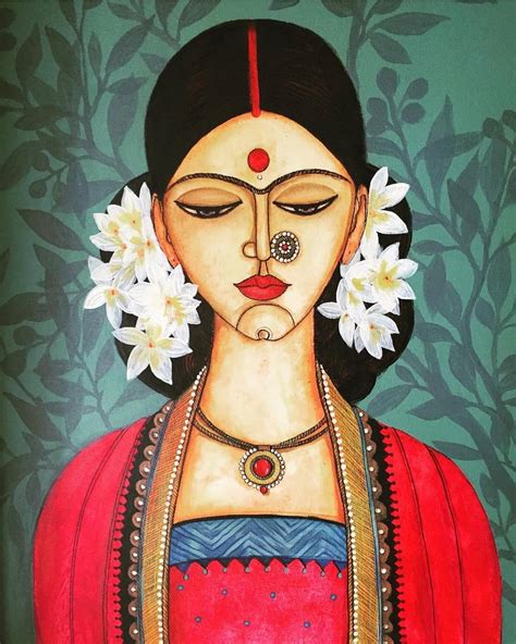 Indian Painting Woman 15