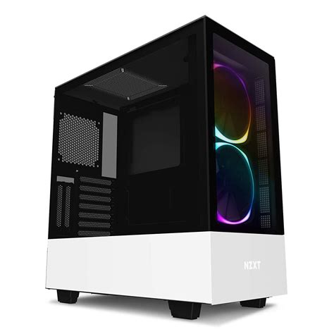 NZXT H510 ELITE MATTE WHITE RGB Lighting Tempered Glass Gaming Case | CA-H510E-W1 | OS | Jordan