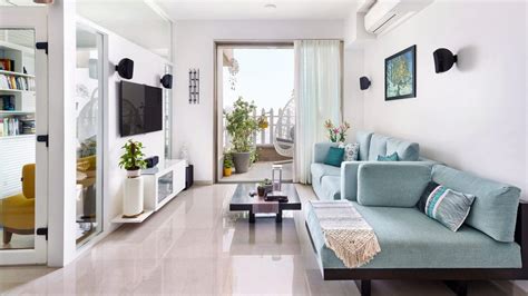 A white palette and minimal interiors maximise space in this Mumbai ...