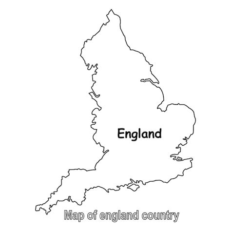 Premium Vector | England map icon